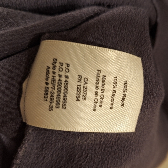 Wilfred Free Blouse - Size Small Purple - Picture 5 of 6